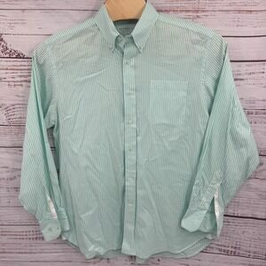 Southern Tide Mens Button Down Shirt Striped Light Green Size‎ Large